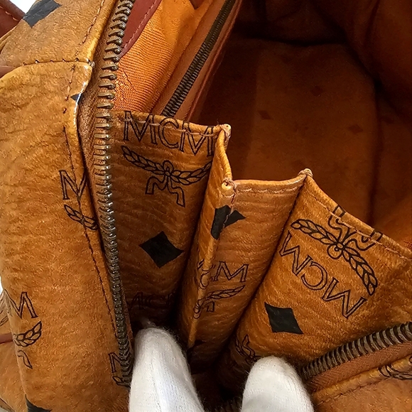 MCM Visetos Boston Bag - Picture 11 of 15